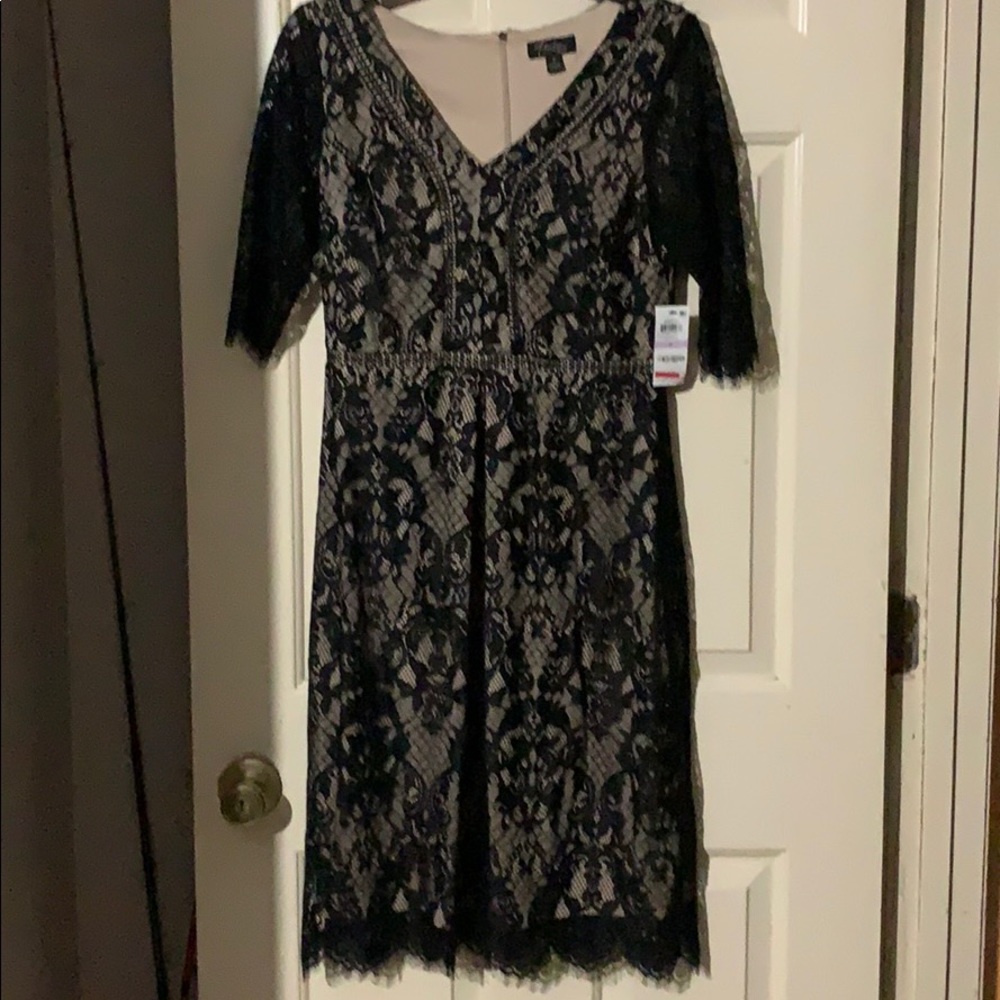 Lacey black dress